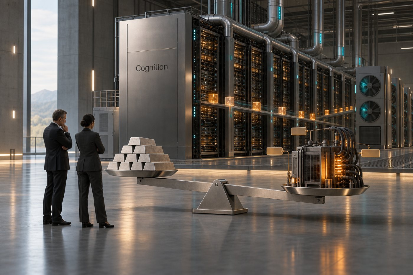 Cluster computacional em operação evidencia o peso potencial da infraestrutura nos custos de crescimento da Cognition.