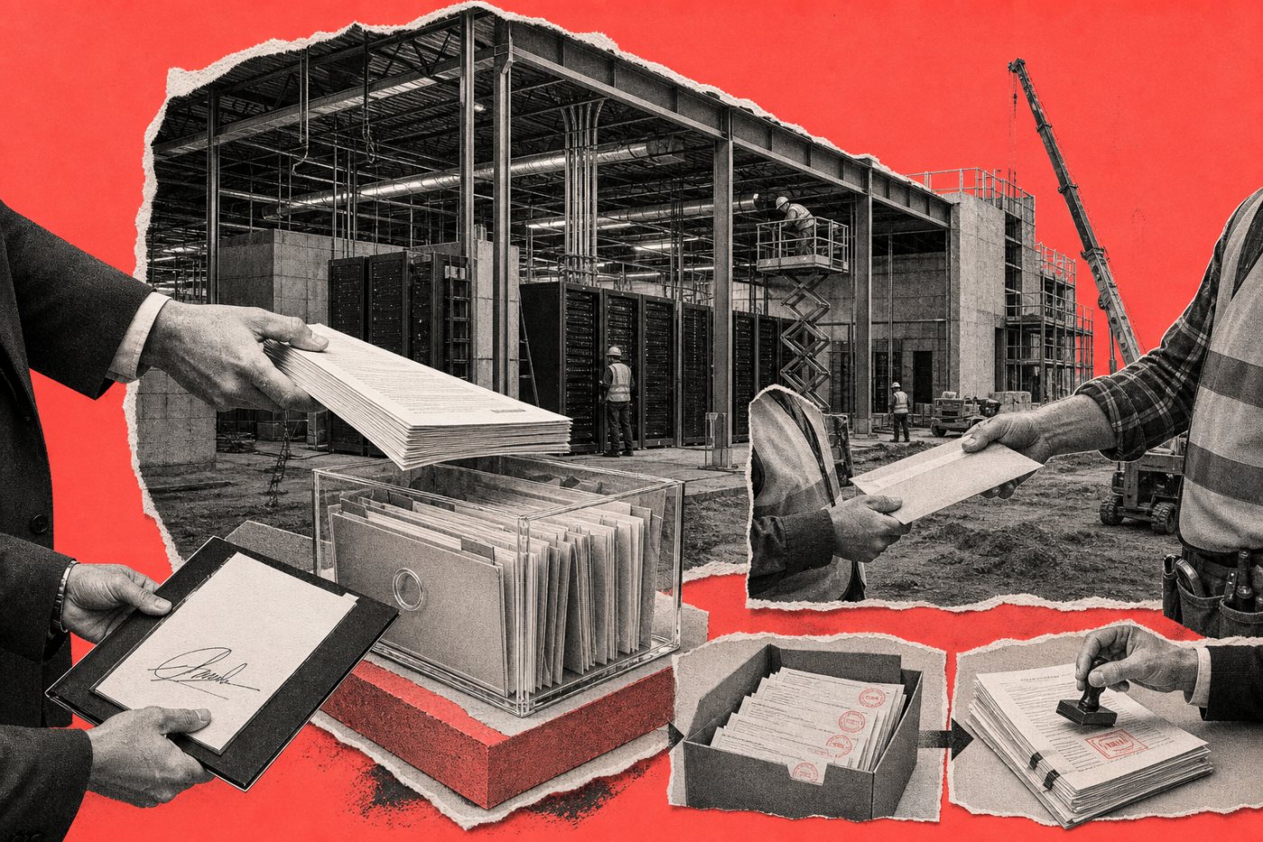 Sponsor equity ও প্রাতিষ্ঠানিক ঋণ নিয়ে SPV data center নির্মাণ করছে, পরে lease cash flow lender-কে পরিশোধ করছে