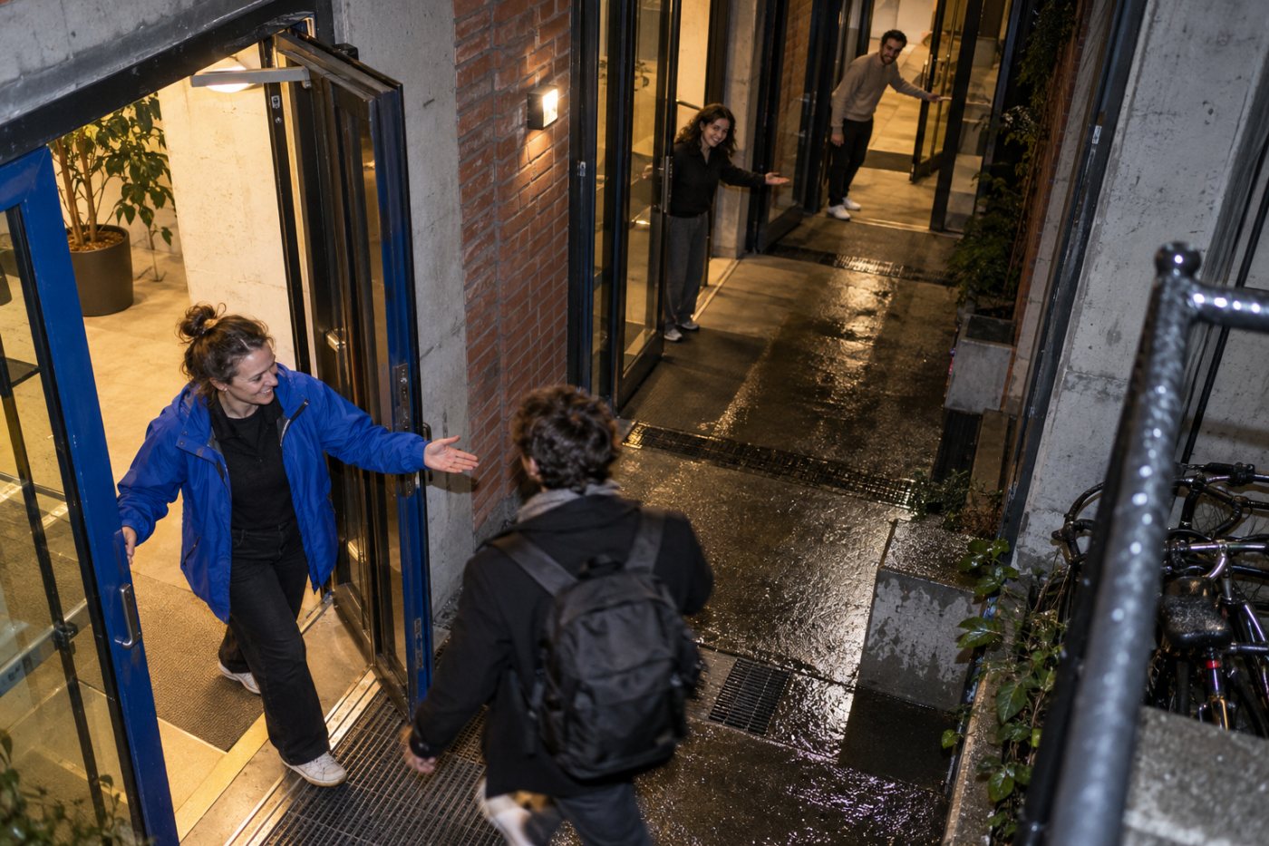 A HiBob bevezetésének szervezeti munkája több helyszínen dolgozó csapat beléptetési és jóváhagyási folyamataiban.