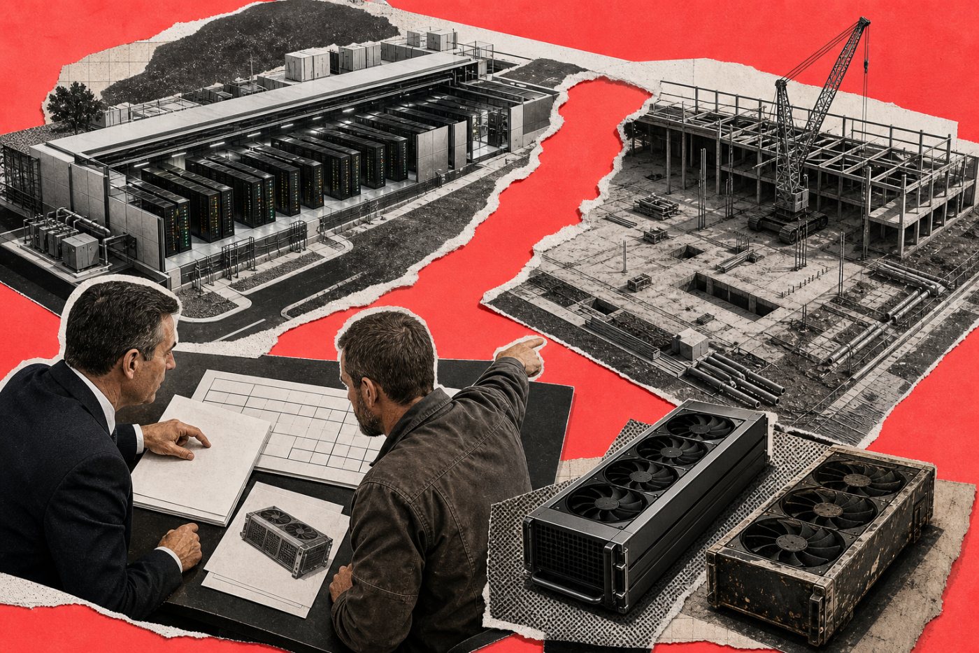 A data-center financing review separates an operating phase from a suspended expansion after expected returns weaken.