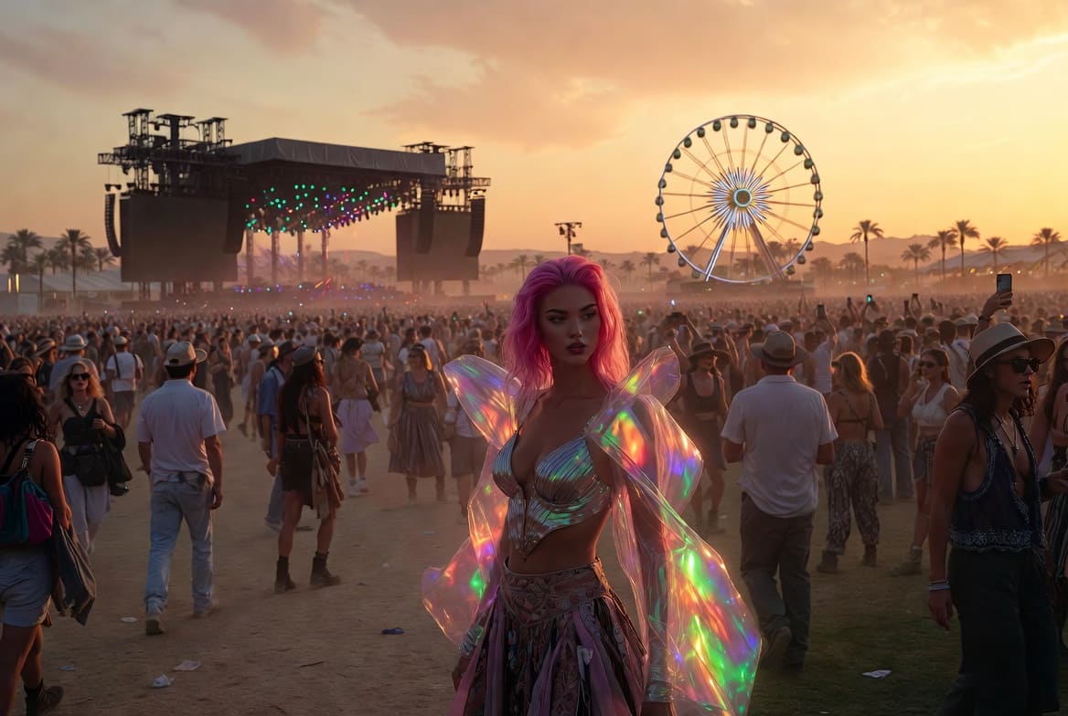 Coachella под прицелом нейросетей: Как ИИ-инфлюенсеры заменяют реальных звезд и зарабатывают миллионы