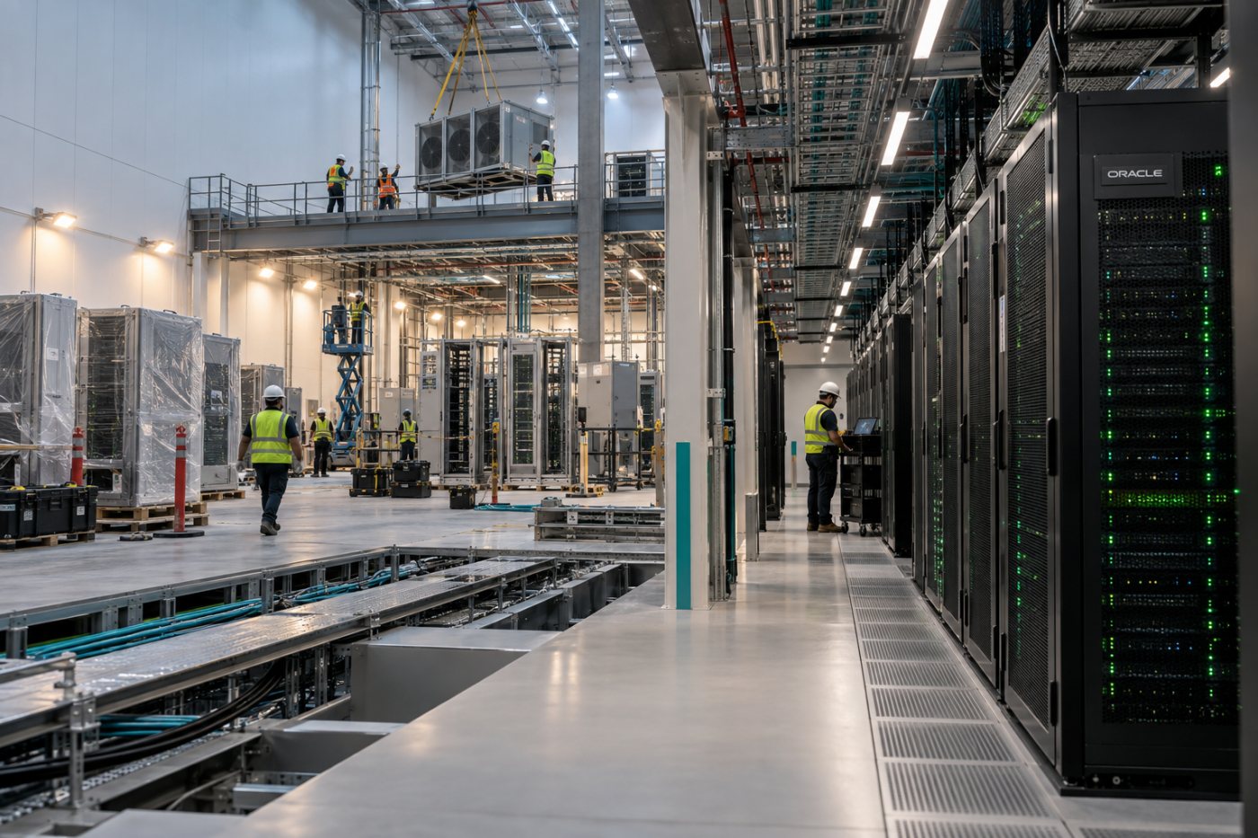 La actividad operativa de Oracle convive con una ampliación de centros de datos cuyo capex supera el flujo operativo.