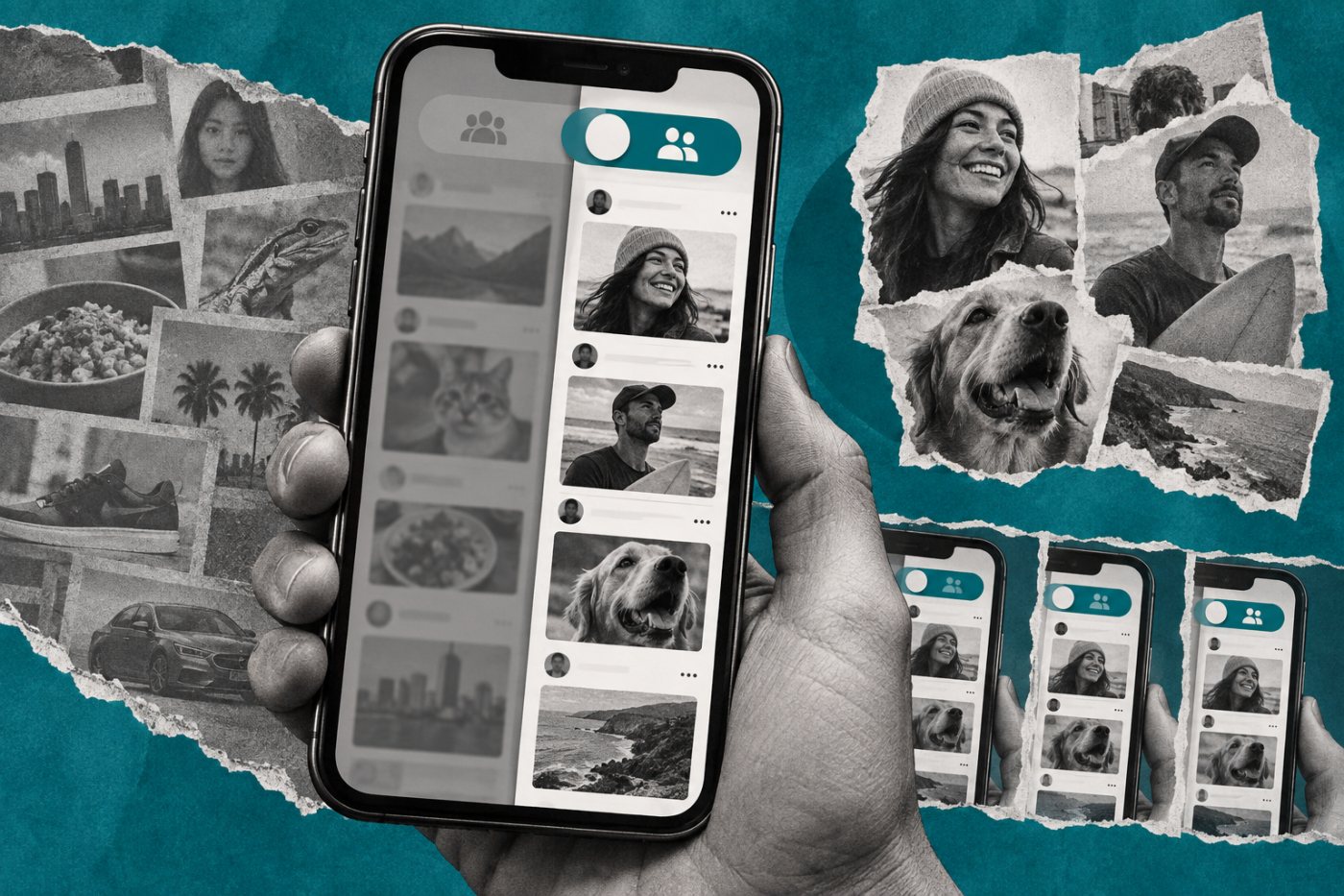 Pengguna memilih feed akun yang diikuti sebagai pengganti rekomendasi personal.