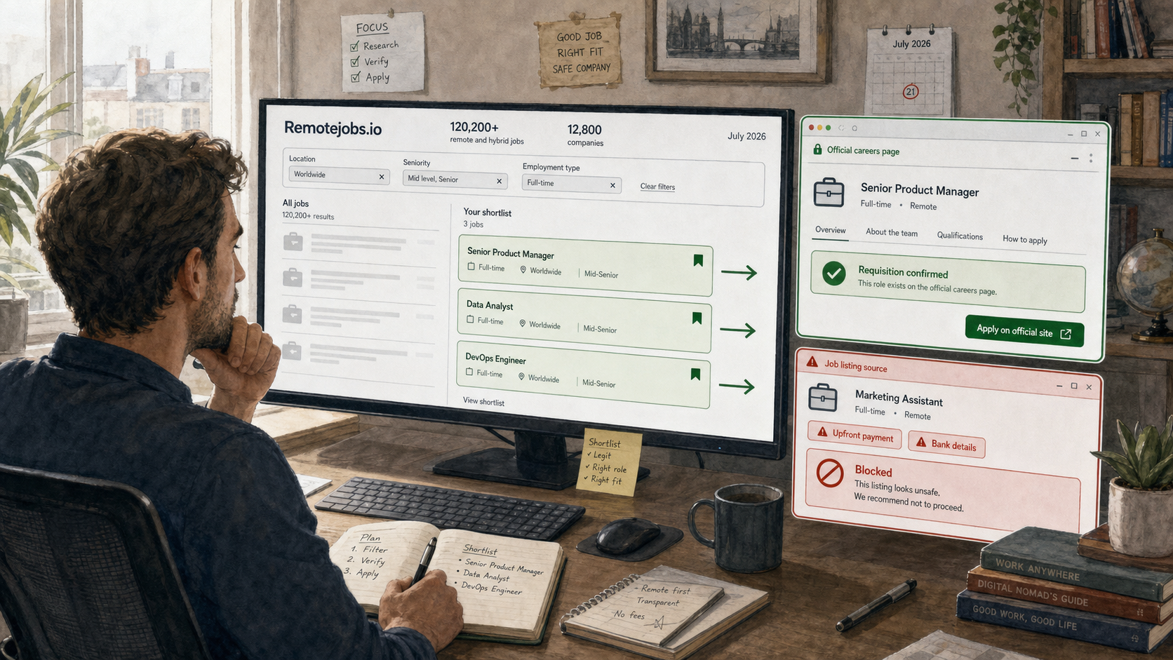 Remote Jobs in July 2026: How to Use 120,200 Listings Effectively