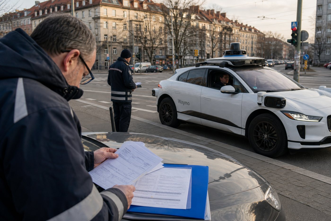 Waymo проходит дорожную проверку и процедуры допуска перед коммерческими автономными поездками в Мюнхене.