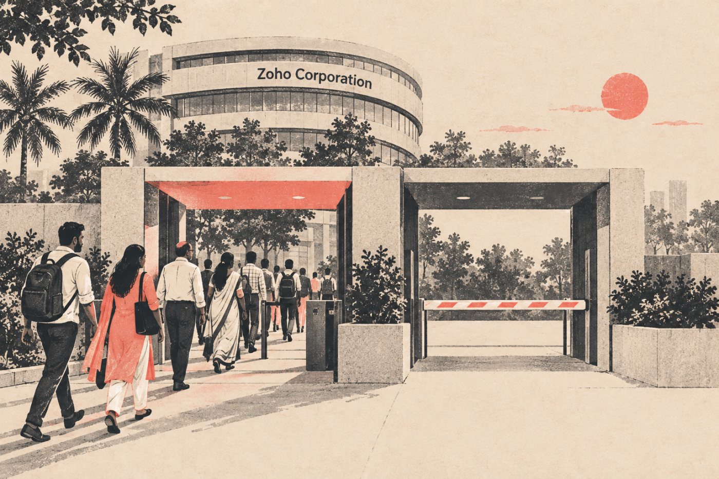 Zoho-র কর্মীরা কাজে যাচ্ছেন; তাঁদের নিয়মিত বার্ষিক বেতন বৃদ্ধি স্থগিত।