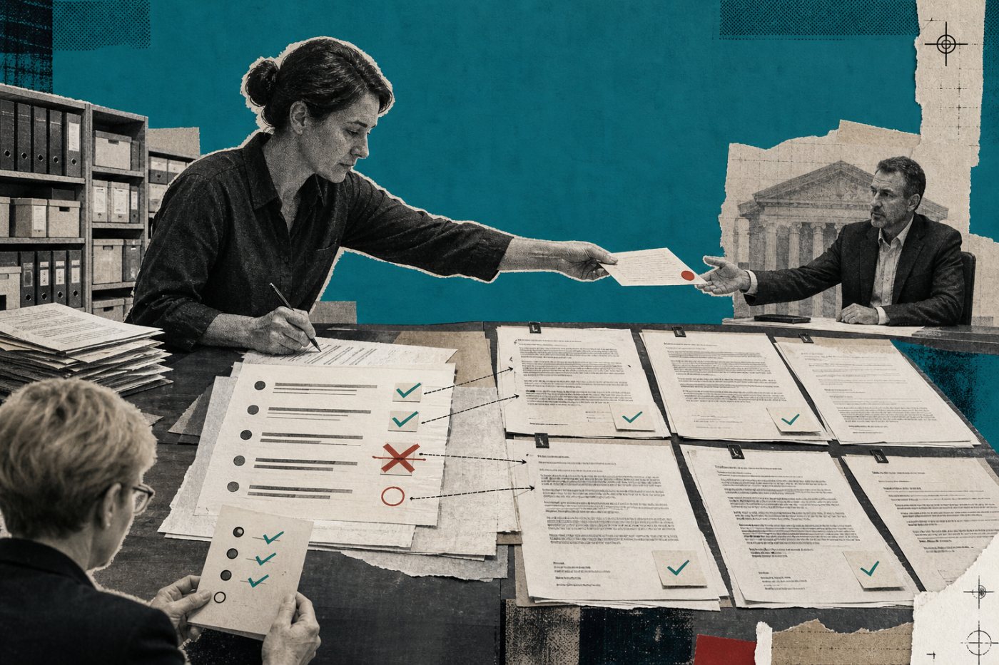 Ein überprüfbares Lernziel verbindet eine KI-gestützte Vertragszusammenfassung mit Quellenprüfung, Eskalation und Qualitätskriterien.