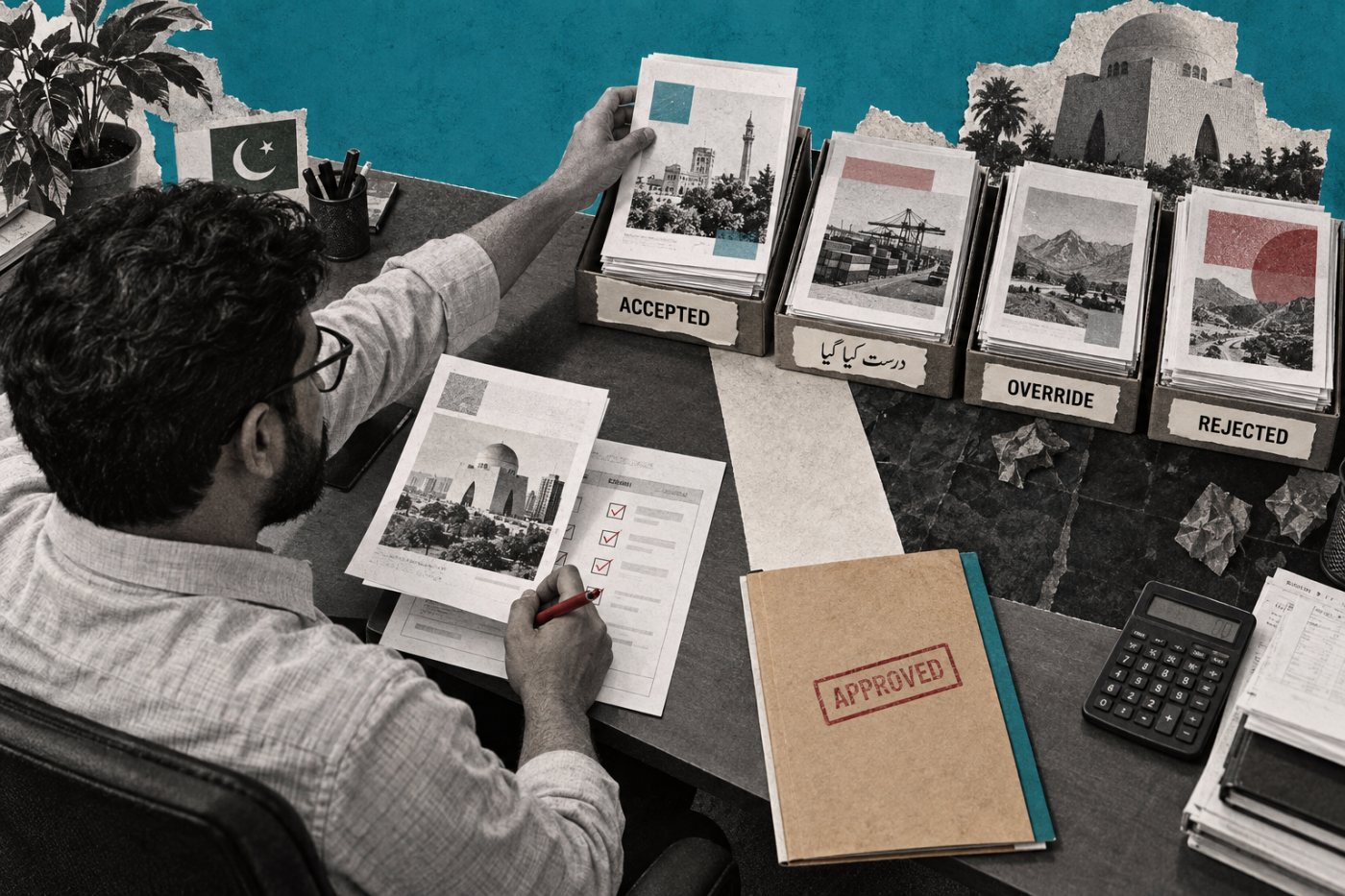 مقررہ معیار کے تحت AI نتائج قبول، درست، تبدیل یا مسترد کیے جا رہے ہیں