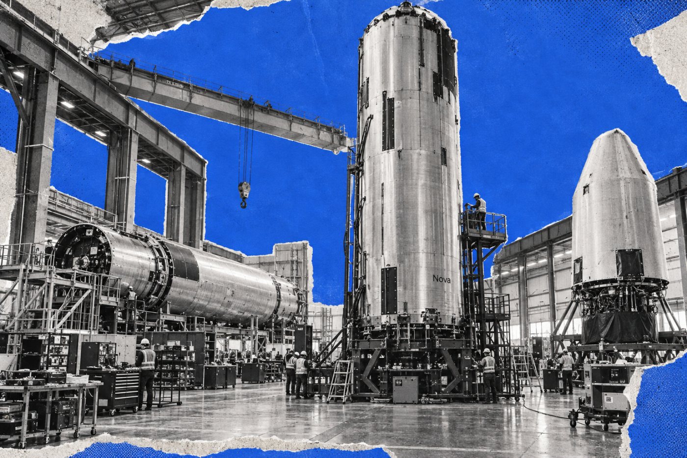 Varios vehículos Nova Pathfinder en producción mientras Stoke Space amplía su capacidad industrial.