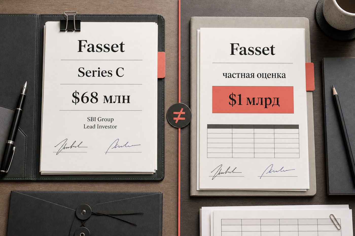 Закрытие Series C Fasset с раздельно зафиксированными суммой привлечения $68 млн и частной оценкой $1 млрд