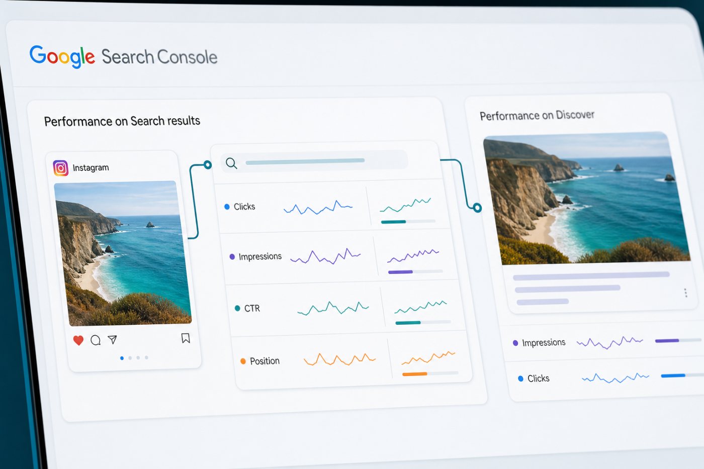 فصل بيانات طلبات Search عن ظهور المنشورات ونقراتها في Discover