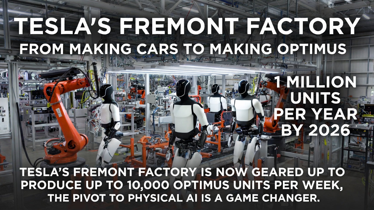 Tesla's Bold Pivot: Fremont Factory Shifts from Model S/X to Mass-Producing Optimus Humanoid Robots