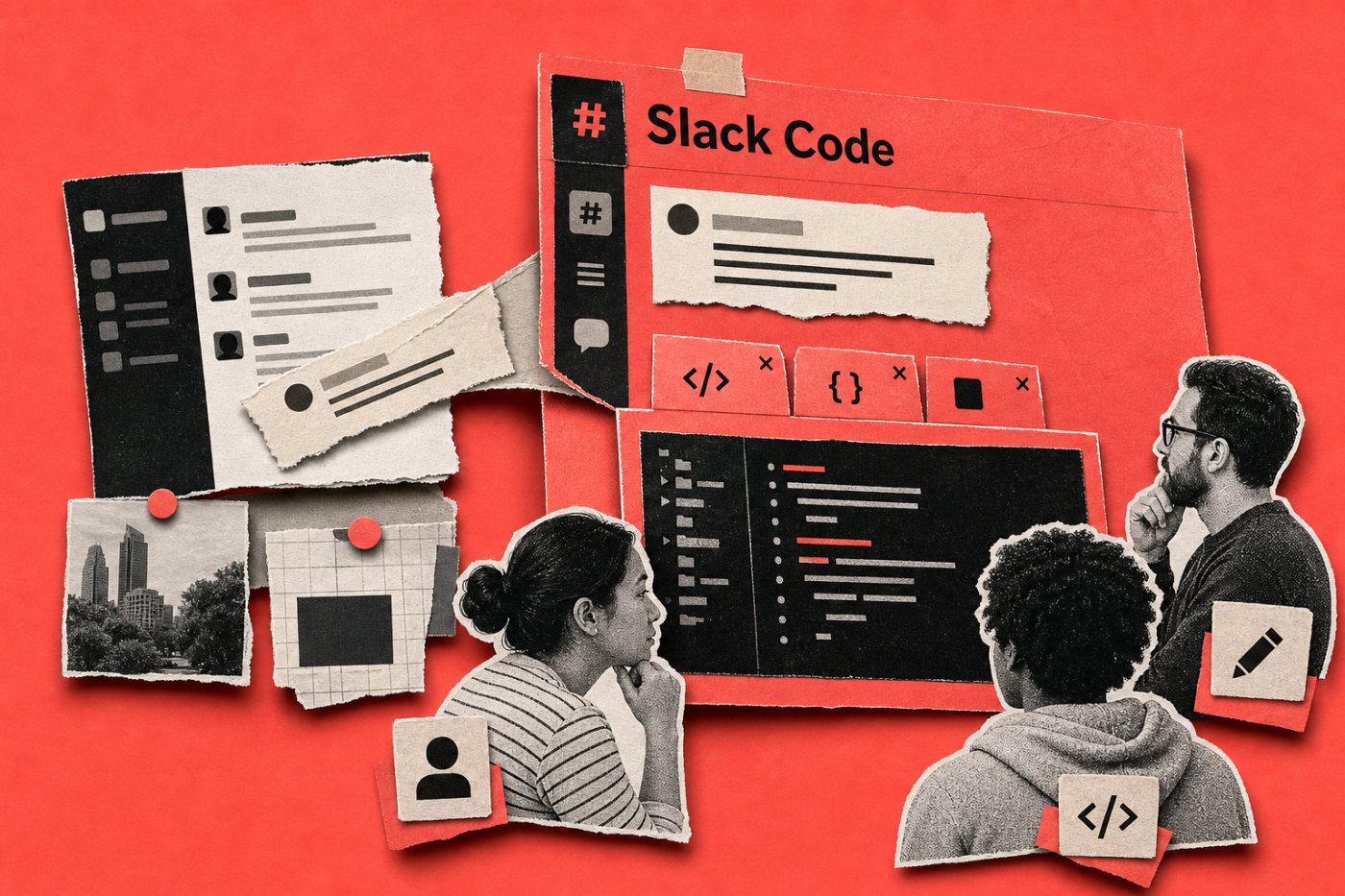 Un agente convierte una solicitud de Slack en un canal de código compartido que conserva el contexto y reúne al equipo.