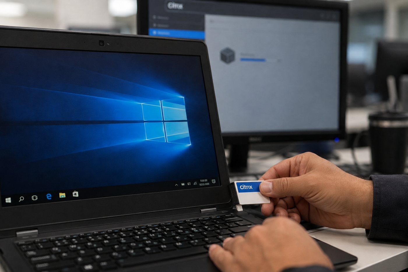 Cloudpaging이 Windows 앱을 기본 데스크톱 이미지와 분리된 컨테이너로 제공하는 과정
