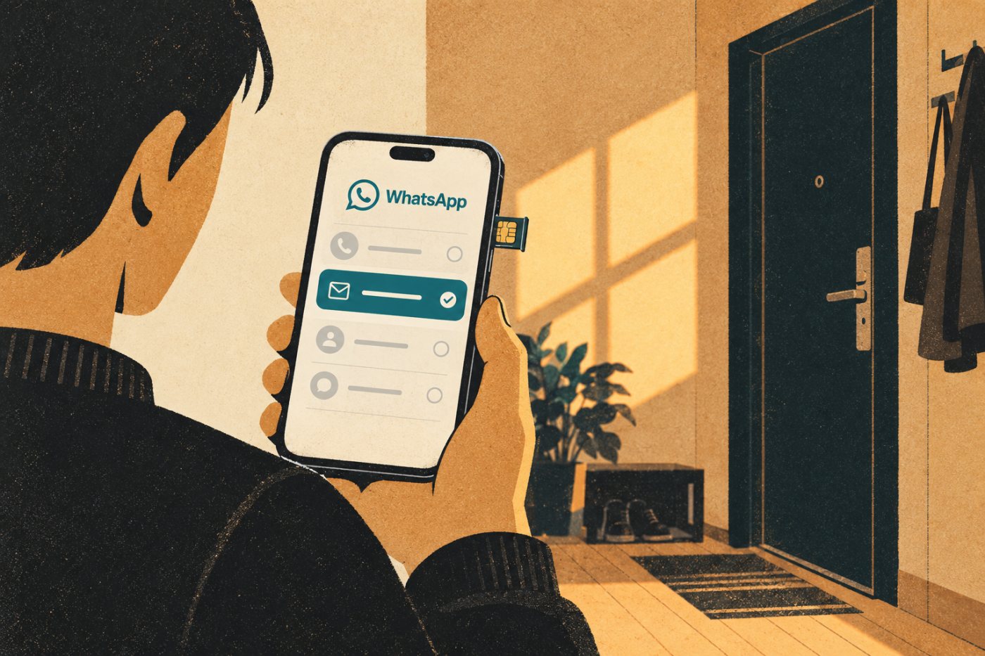 WhatsApp бүртгэлийн сэргээх имэйл хаягийг баталгаажуулах үйлдэл