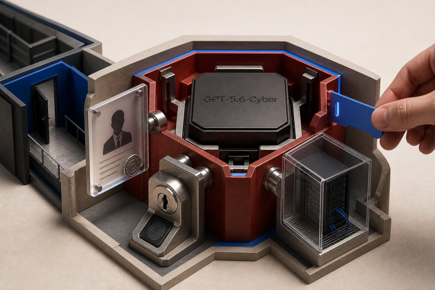 Contrôle renforcé de l’identité, du compte et du périmètre autorisé avant l’accès à GPT‑5.6‑Cyber dans Daybreak Red.