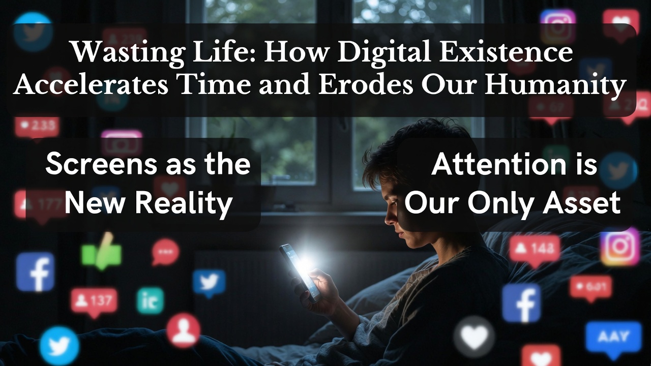 Wasting Life: How Digital Existence Accelerates Time and Erodes Our Humanity