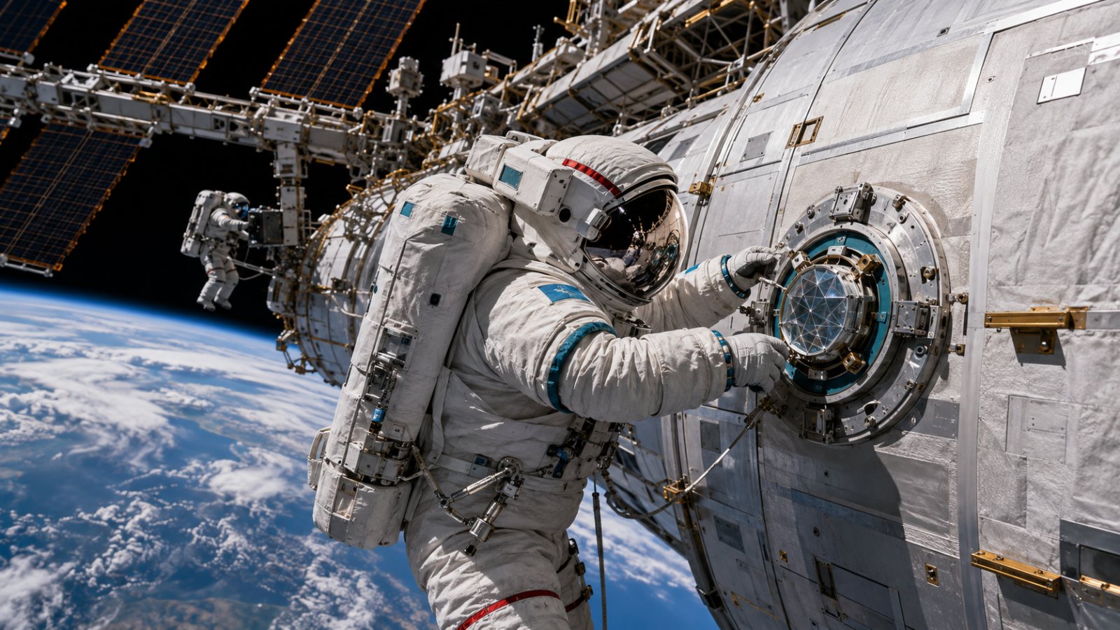 ISS’ye yeni yanaşma reflektörü takıldı, görevin bir bölümü ertelendi