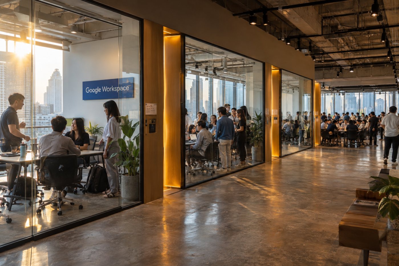 ต้นทุน Google Workspace Business Standard เพิ่มตามจำนวนผู้ใช้ 10, 50 และ 300 คน โดยแยกฐานราคาออกจากภาษี