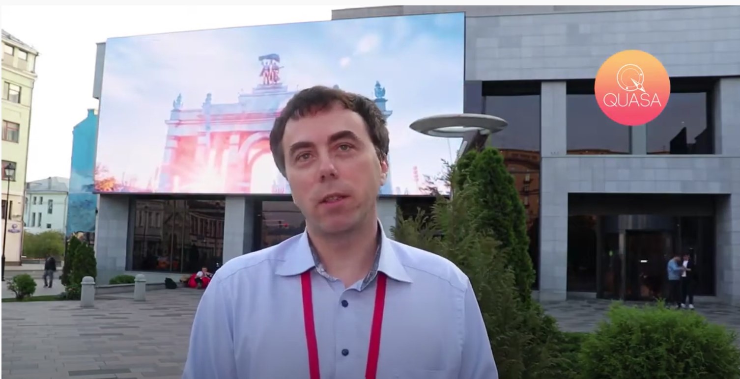 VIDEO: Frederic Vedrunes QUASA Adviser — Interview in Moscow