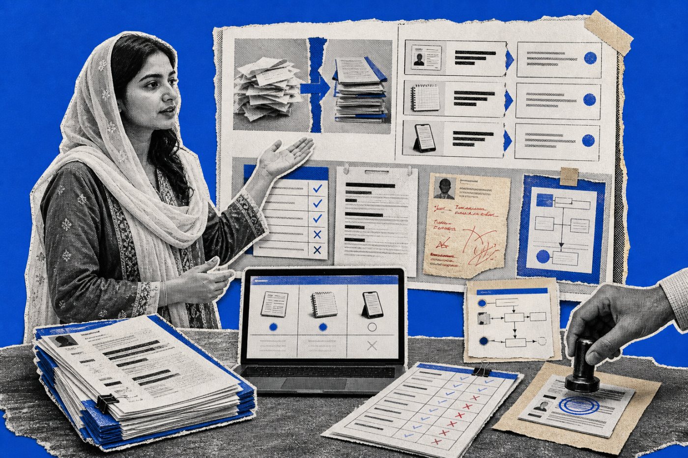 پاکستانی امیدوار کا مسئلے، آزمودہ AI حل، ناکامیوں اور safeguards پر مشتمل portfolio case