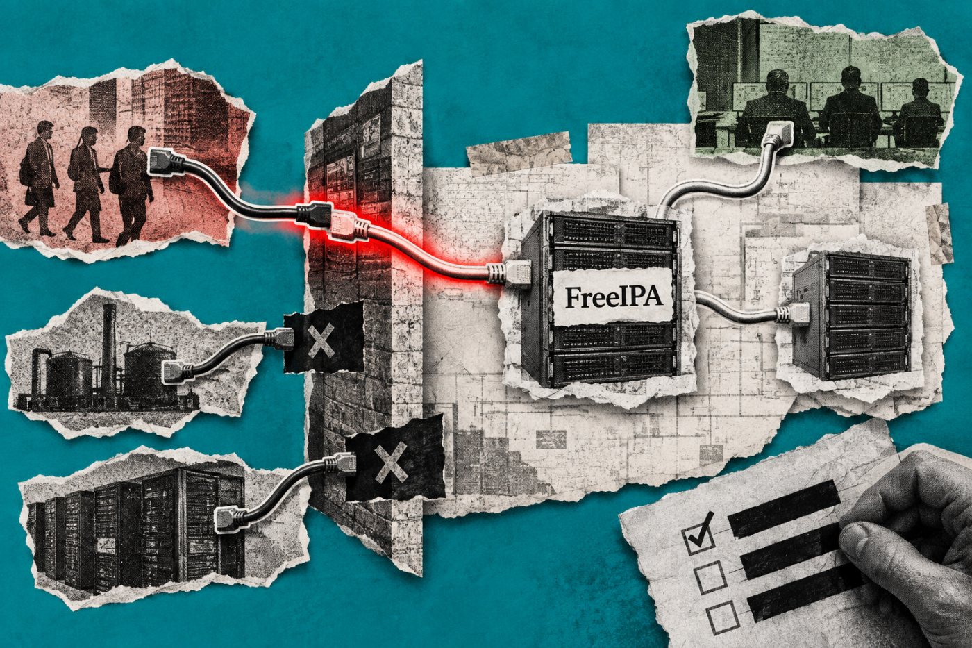 Contrôle de la joignabilité LDAP de serveurs et réplicas FreeIPA depuis plusieurs zones réseau