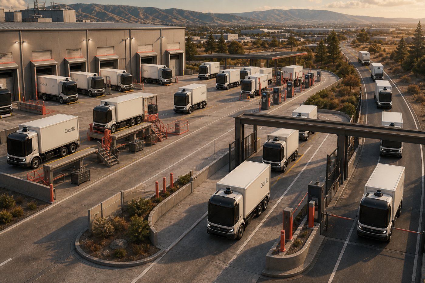 Gatik کے driverless ٹرک تجارتی مرکز میں بڑھتے ہوئے fleet آپریشن کے لیے تیار کیے جا رہے ہیں۔