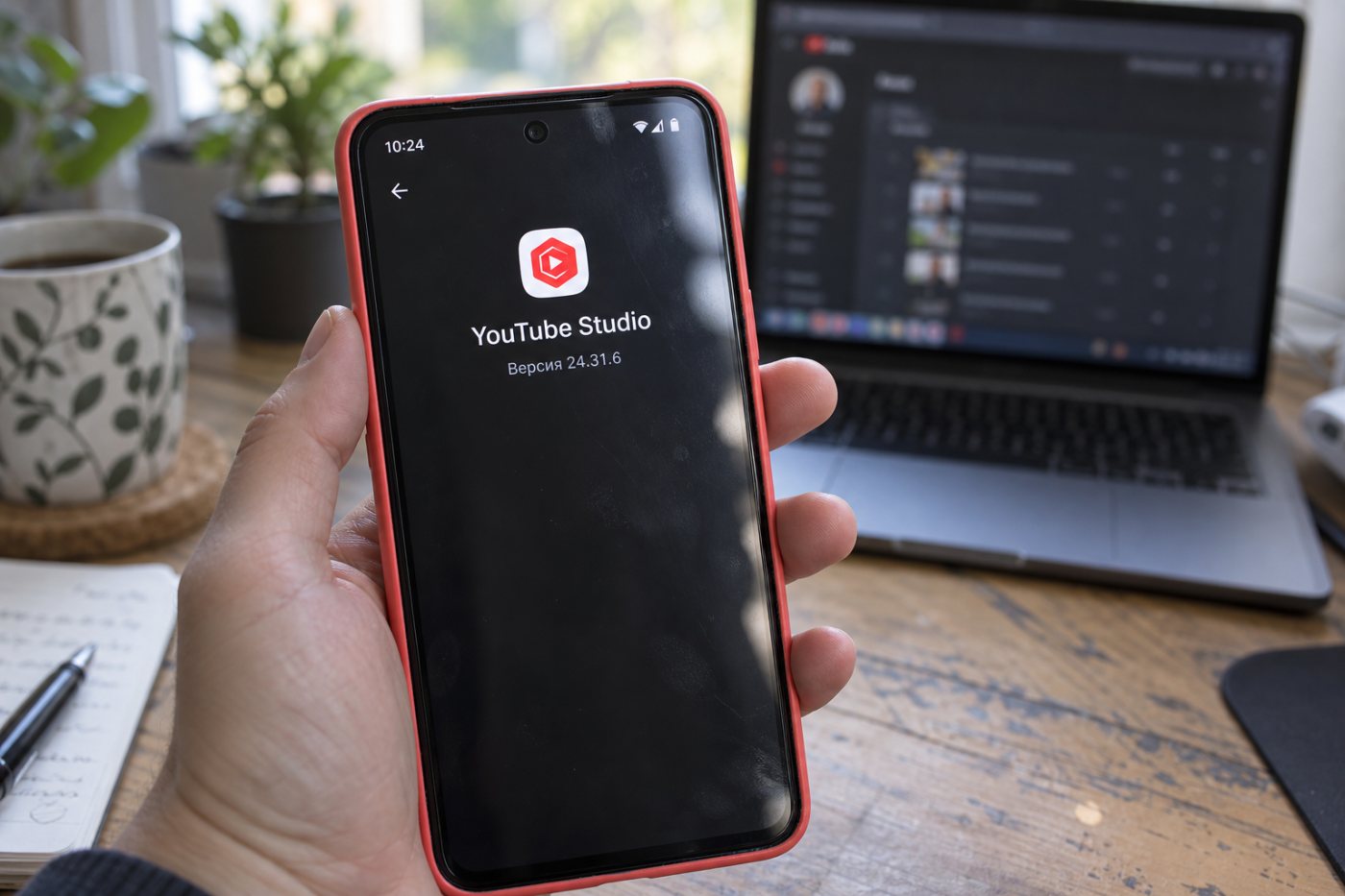 Проверка версии YouTube Studio 24.31.6, попавшей под прекращение поддержки