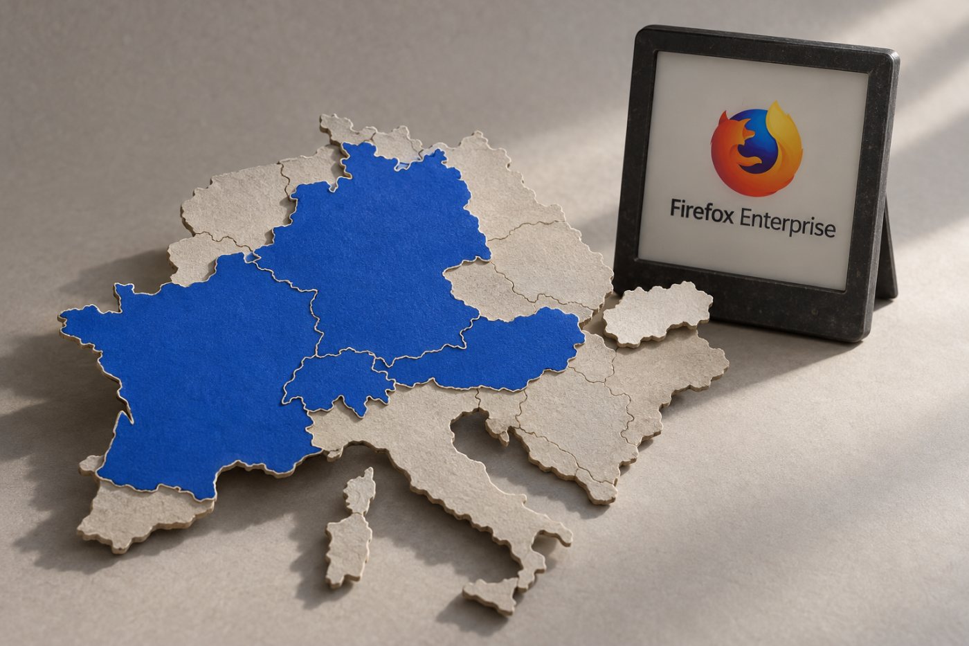 Úvodný predaj Firefox Enterprise zahŕňa Francúzsko, Nemecko, Rakúsko a Švajčiarsko, nie Slovensko.