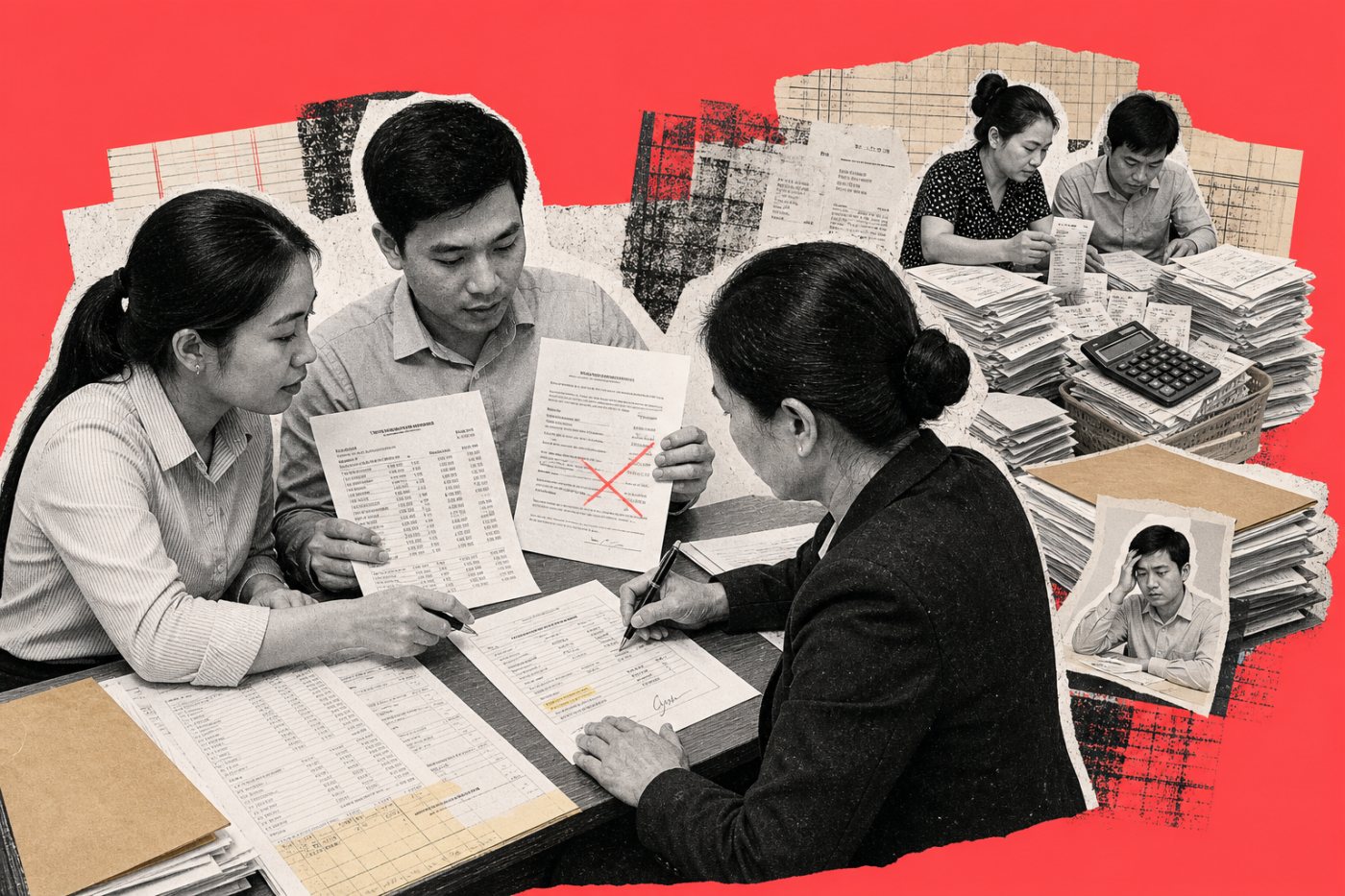 Người lao động thực hành đối chiếu bản tóm tắt của GenAI với hồ sơ gốc và ghi nhận bước phê duyệt của con người.