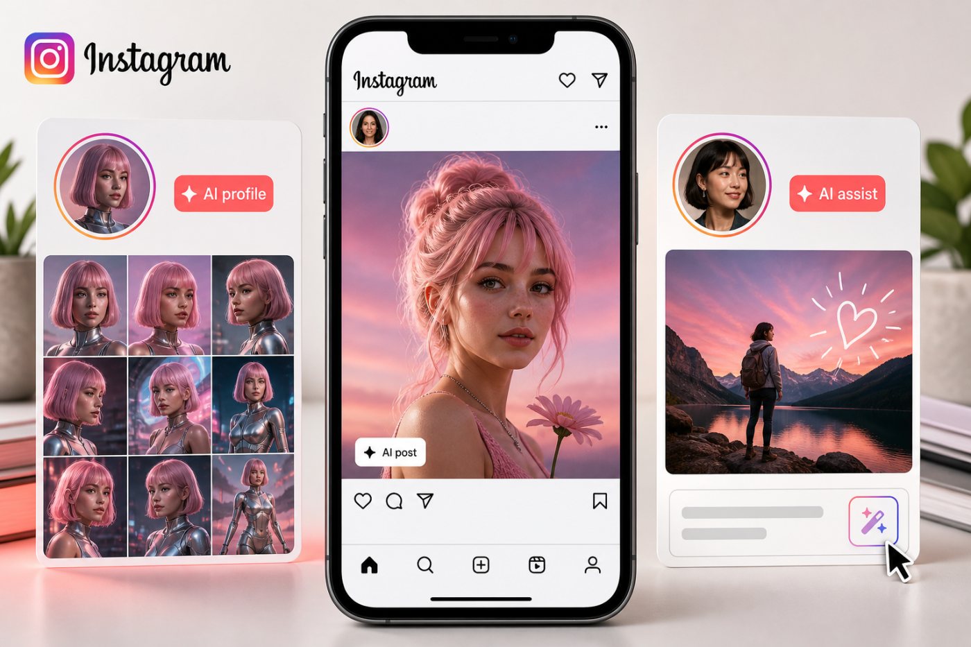 Ba trường hợp trên Instagram dẫn đến nhãn hồ sơ, nhãn nội dung hoặc không cần nhãn cấp hồ sơ.