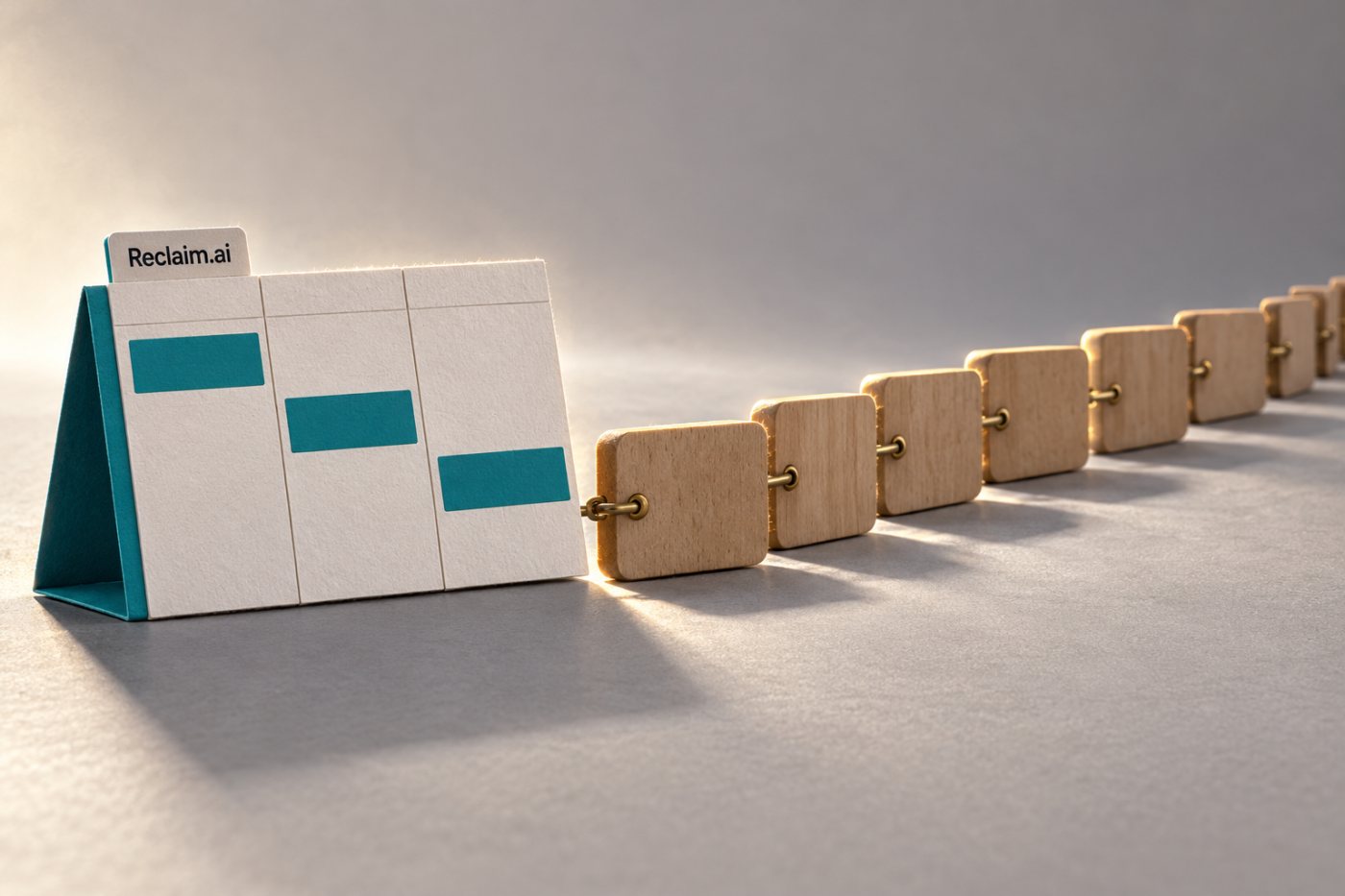 Un piccolo team può affiancare Reclaim.ai al gestore dei progetti oppure concentrare attività e calendario in Motion.