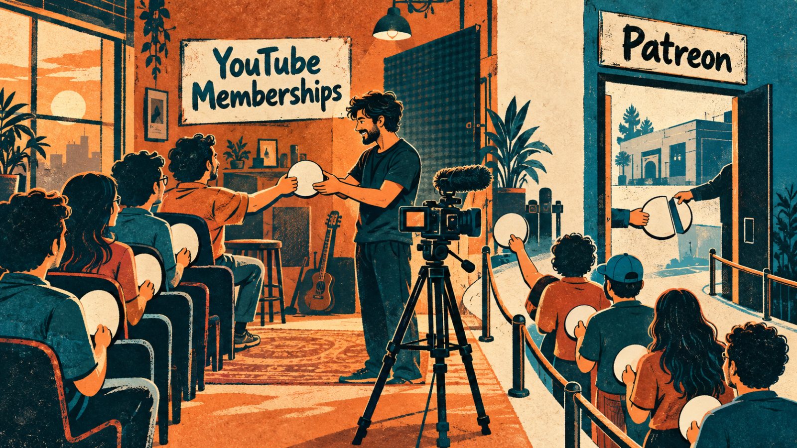 YouTube Memberships या Patreon: 30% हिस्सा बनाम अतिरिक्त शुल्क
