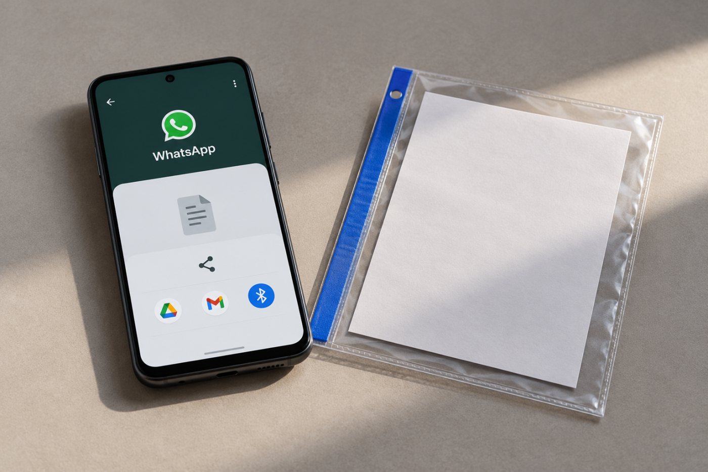 Eksportimi i një bisede të re të WhatsApp për ta ruajtur para rikthimit të historikut të vjetër.