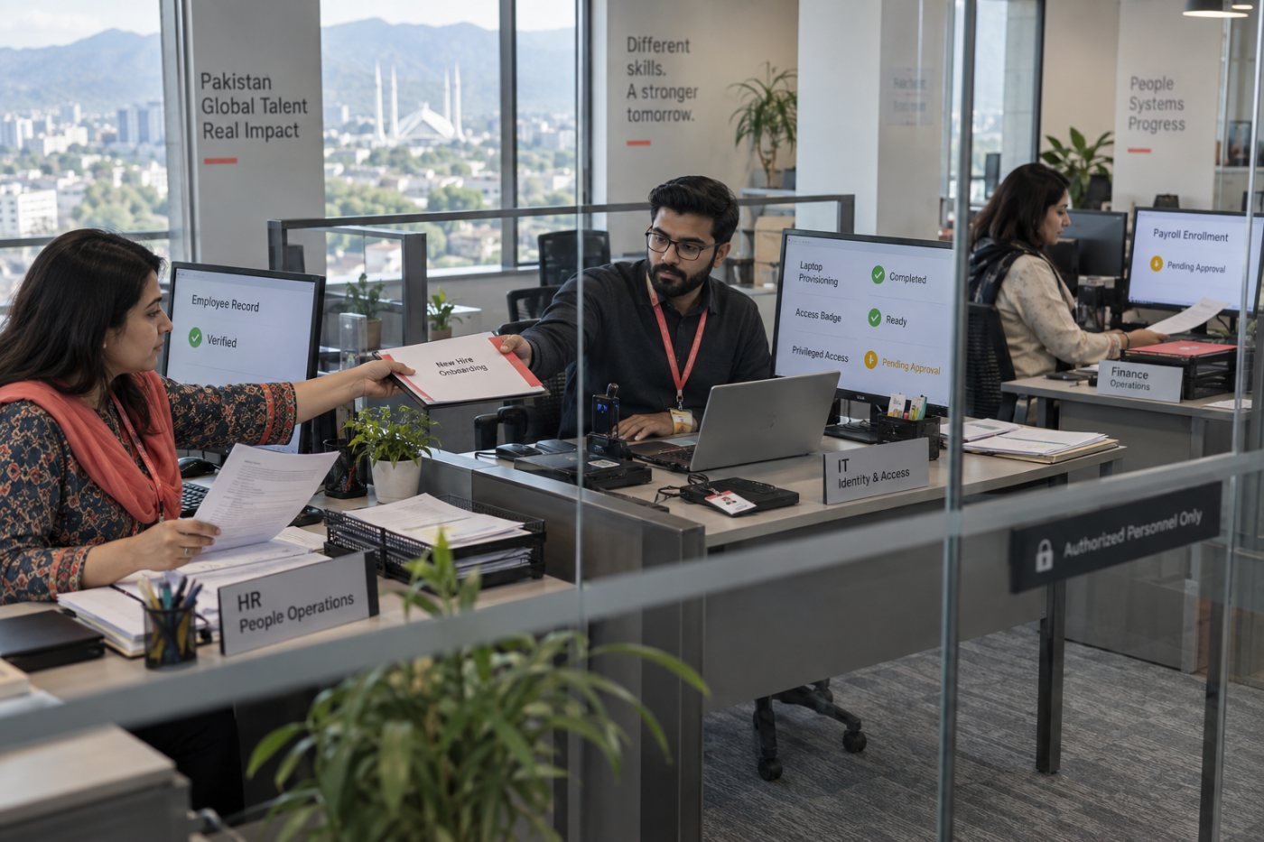 Ema HR، IT اور Finance Hubs ایک نئی بھرتی کے record سے مربوط onboarding مکمل کرتے ہوئے