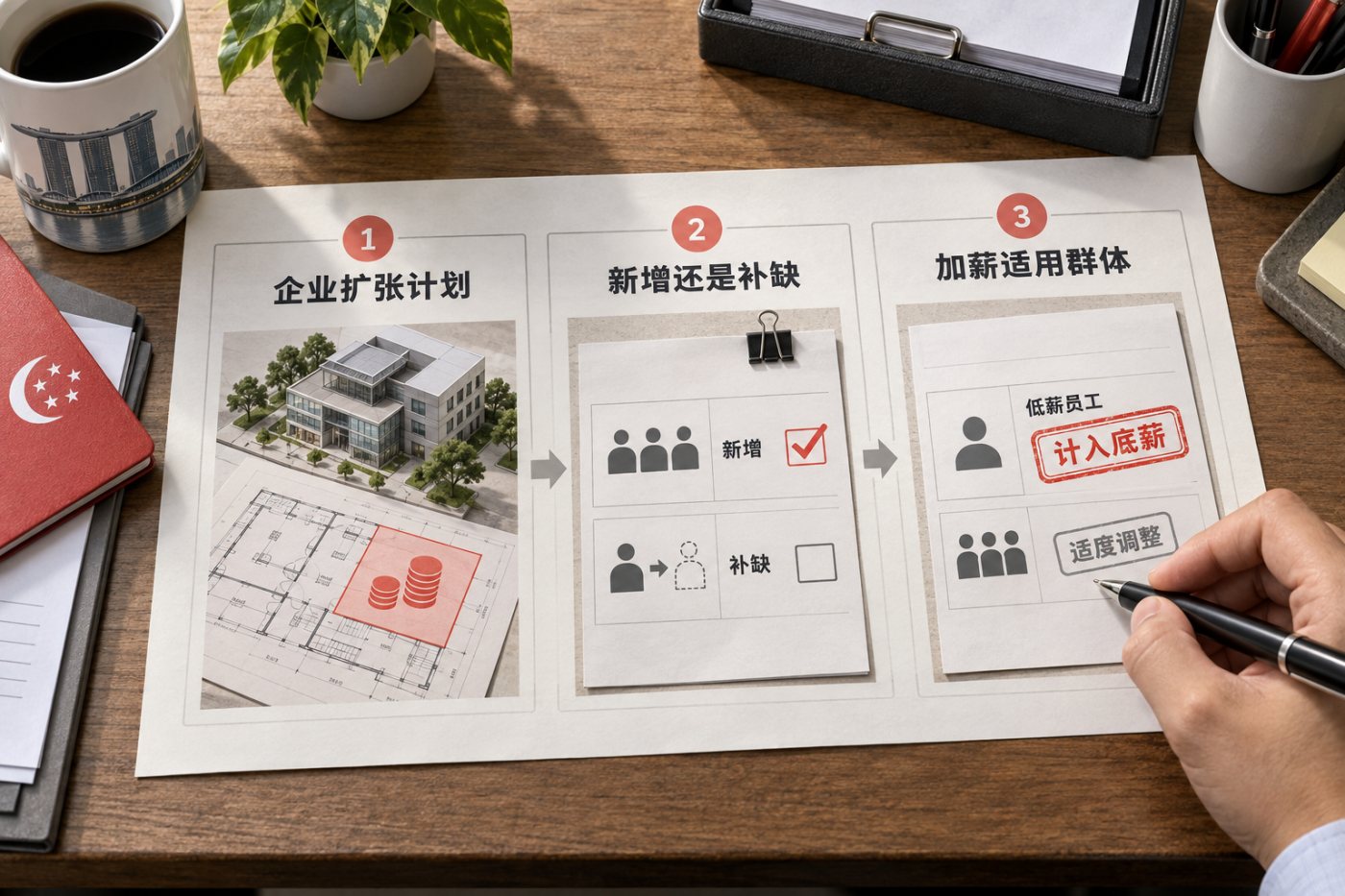 求职者在谈薪前核对企业扩张计划、岗位性质与工资调整适用群体