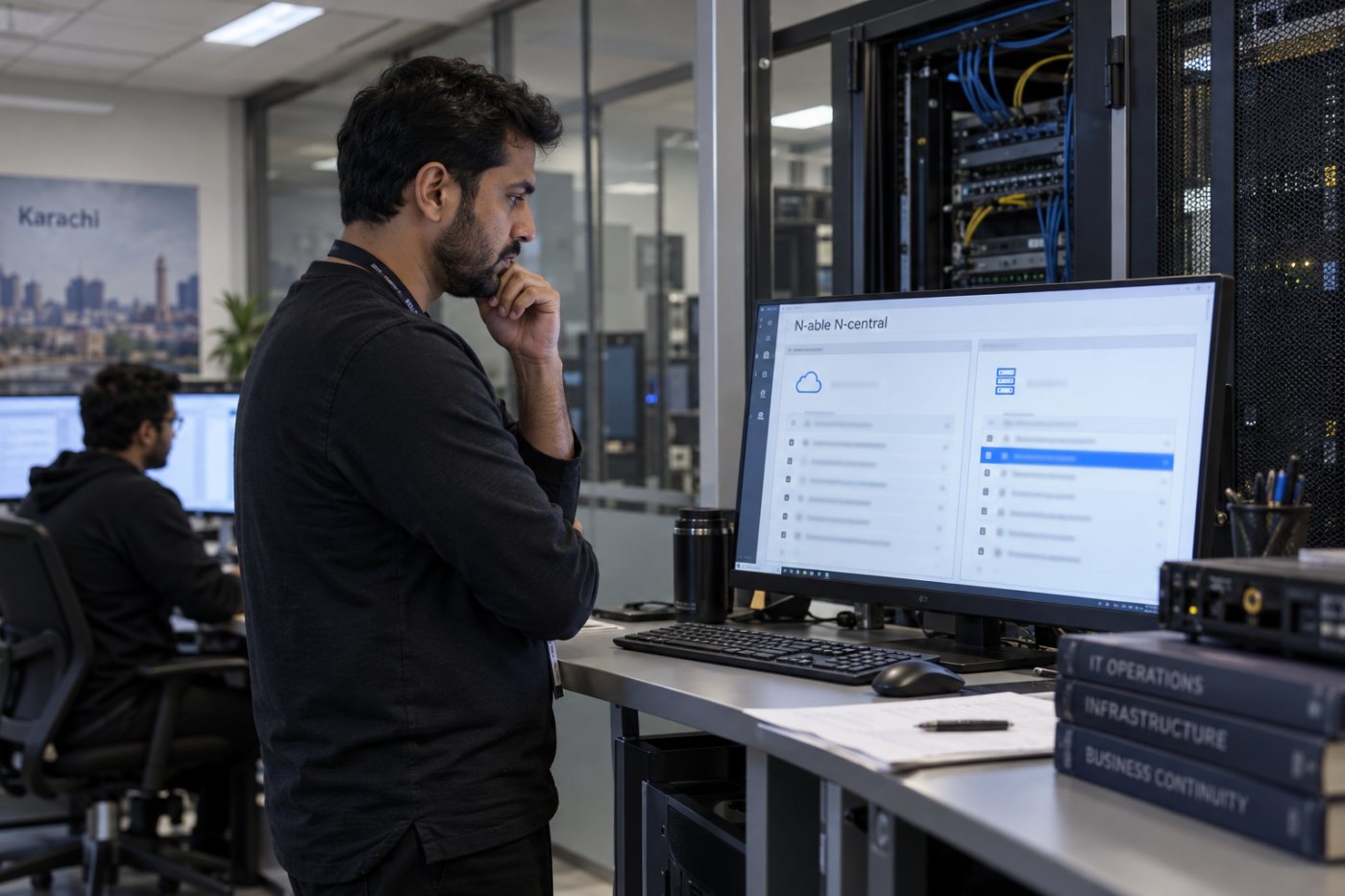 Hosted اور on-premises N-central deployments کی درجہ بندی اور 2026.3.1.14 کے مقابل build verification