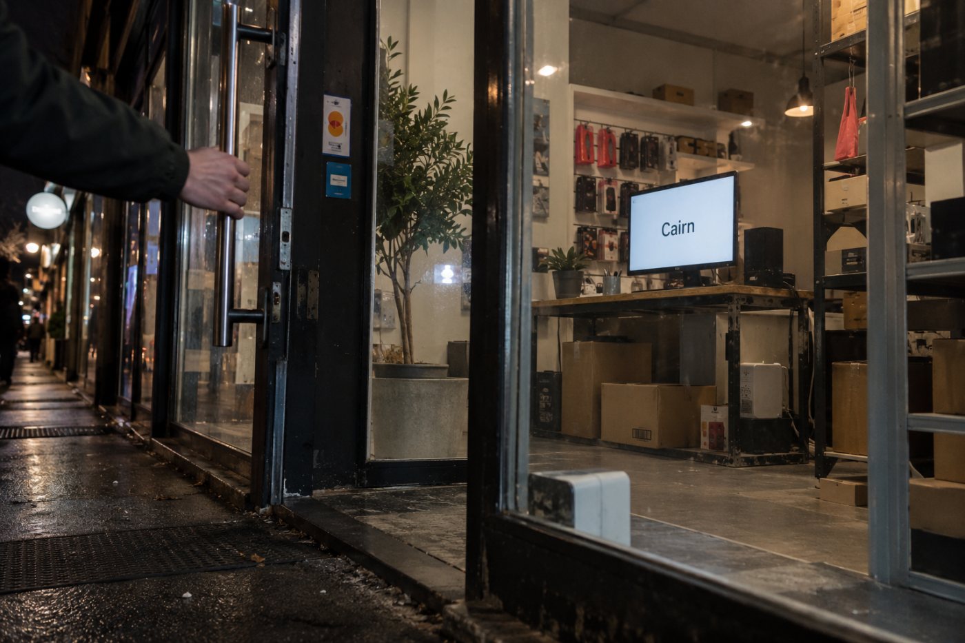 A Cairn-projektben az ember által kijelölt célból az ügynökök megosztott eredmények alapján jutnak el egy webhelyhez való hozzáférésig.