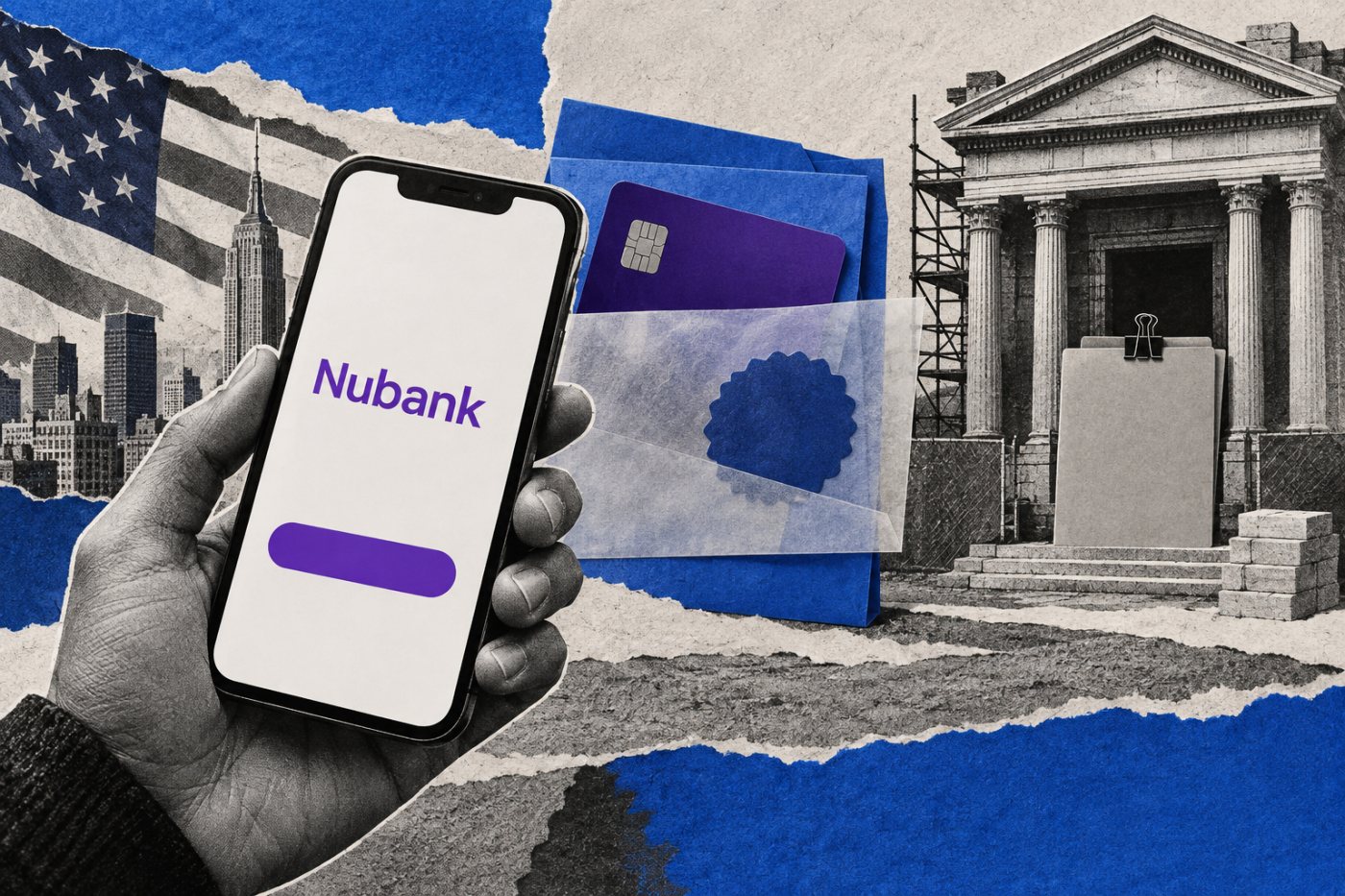 Nubank美国业务分为产品已启动、权益即将开放和自有银行待批三个阶段