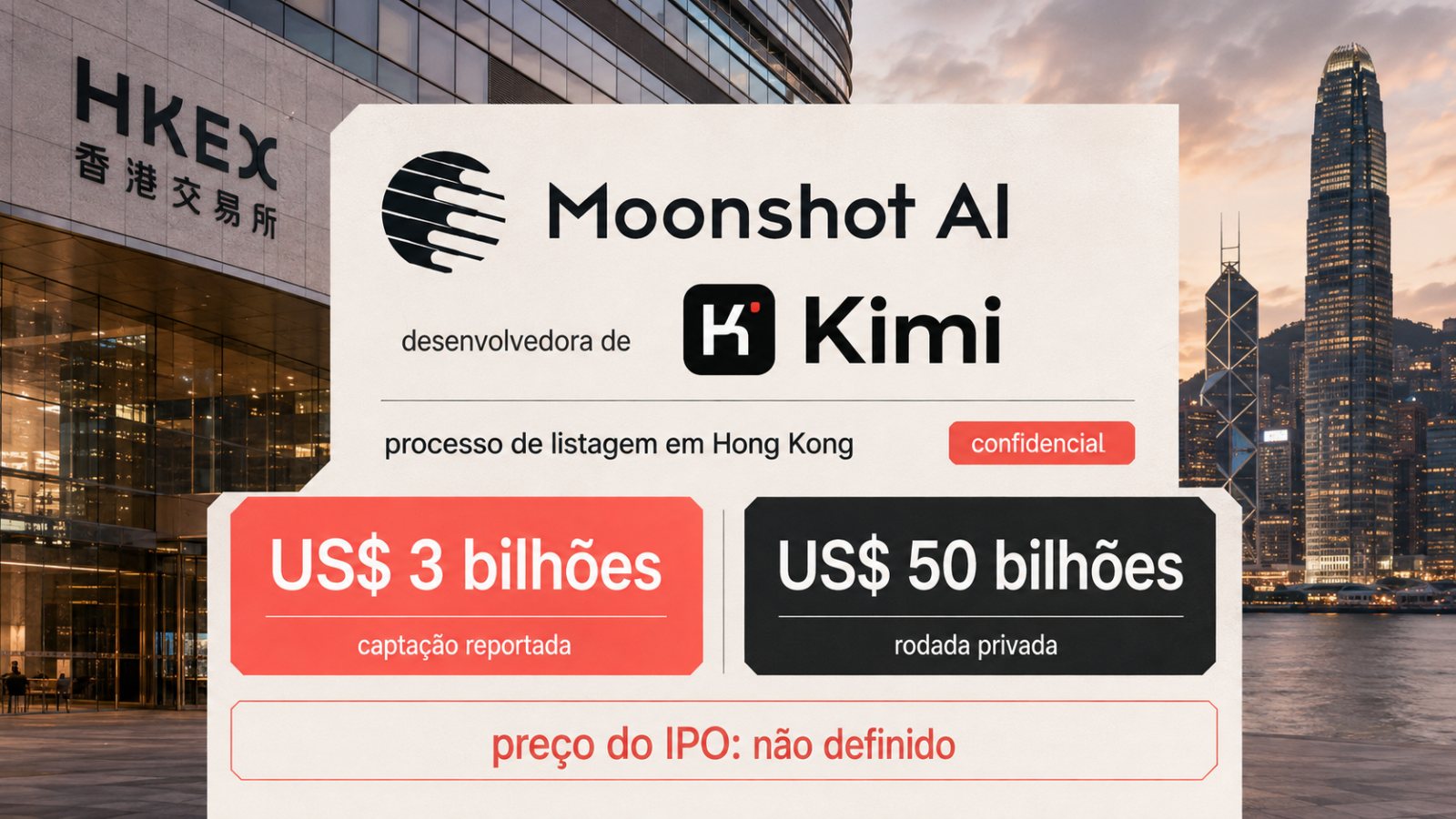 IPO da Moonshot mira US$ 3 bilhões — valuation de US$ 50 bi não é preço