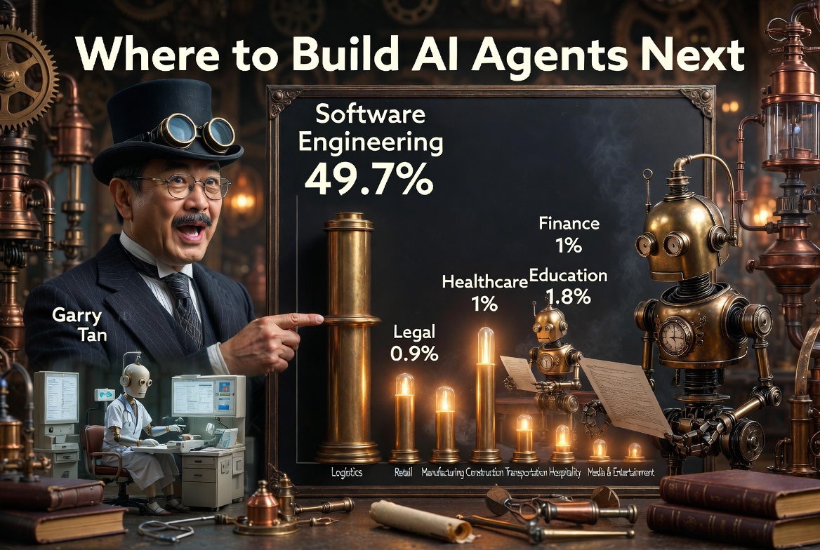 Where to Build AI Agents Next: Y Combinator President Garry Tan’s Clear Advice (Backed by Fresh Anthropic Data)