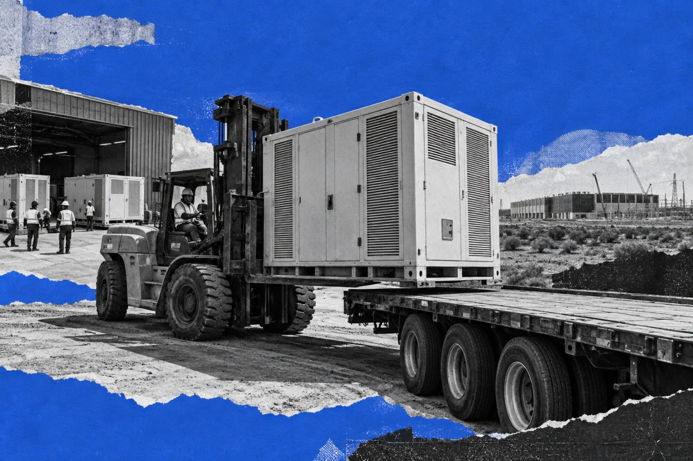 Operasi TAR menyiapkan modul listrik di West Texas untuk deployment pusat data AI.