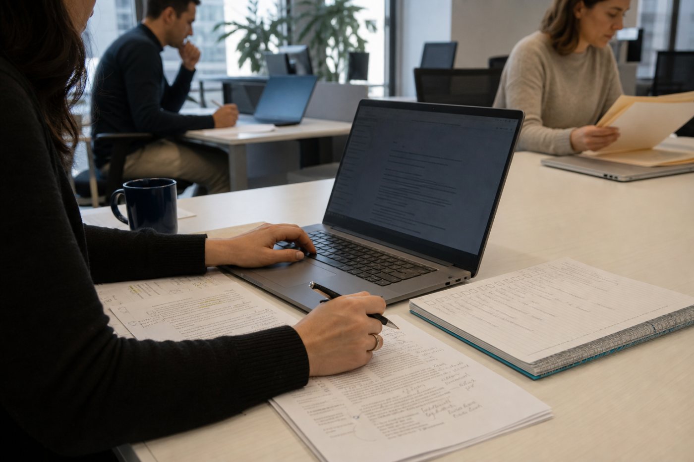Workers use AI at different frequencies for research, messages and document preparation.