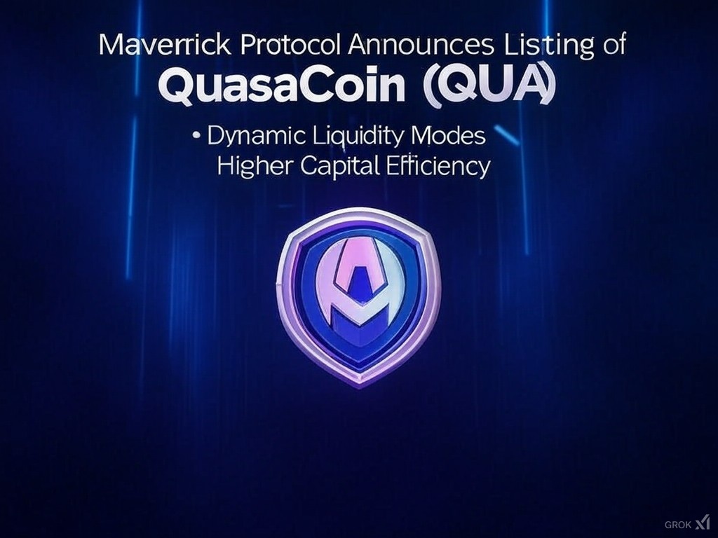 Adding Liquidity and Listing QuasaCoin (QUA) on Maverick Protocol Decentralized Crypto Exchange
