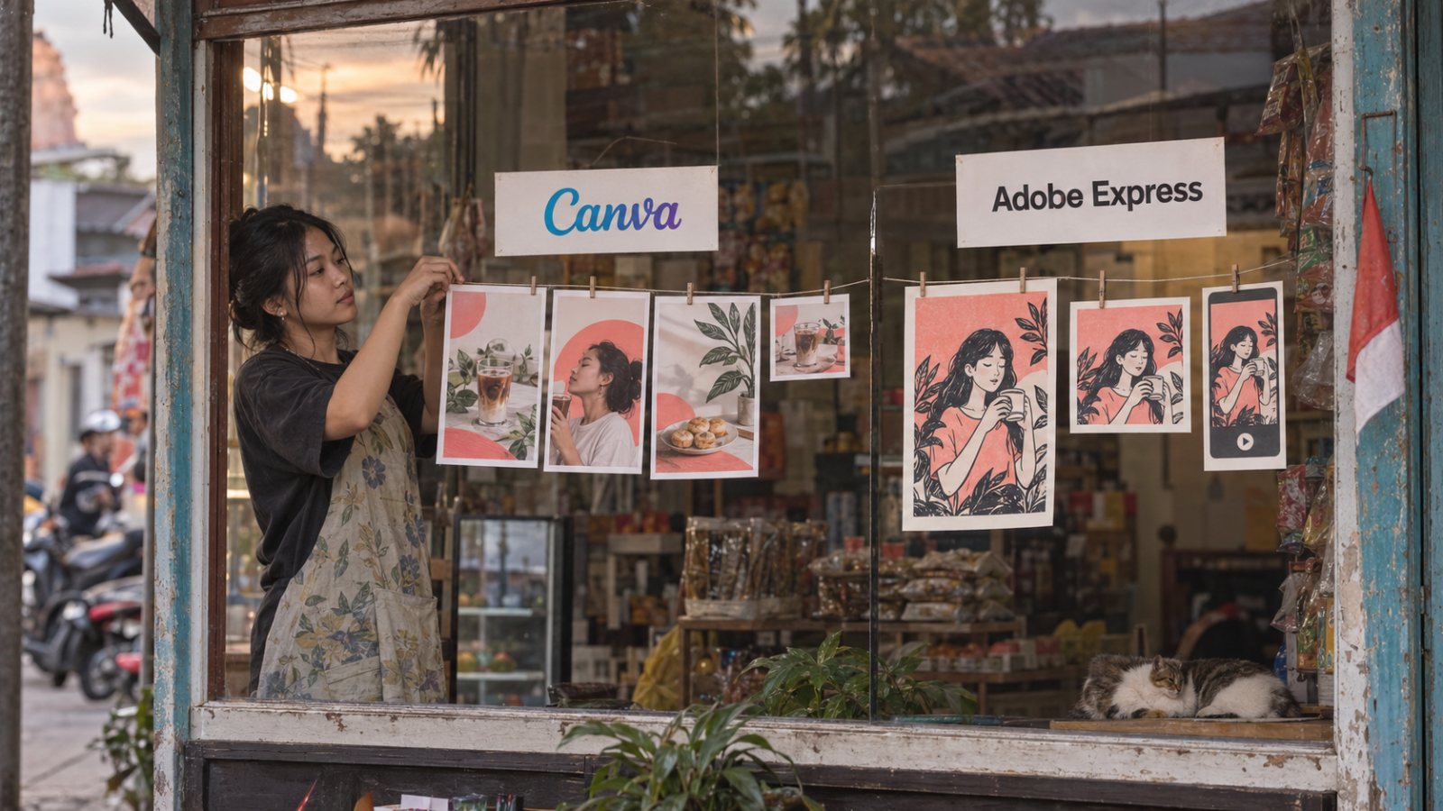 Canva atau Adobe Express: paket murah belum tentu memberi workflow termudah