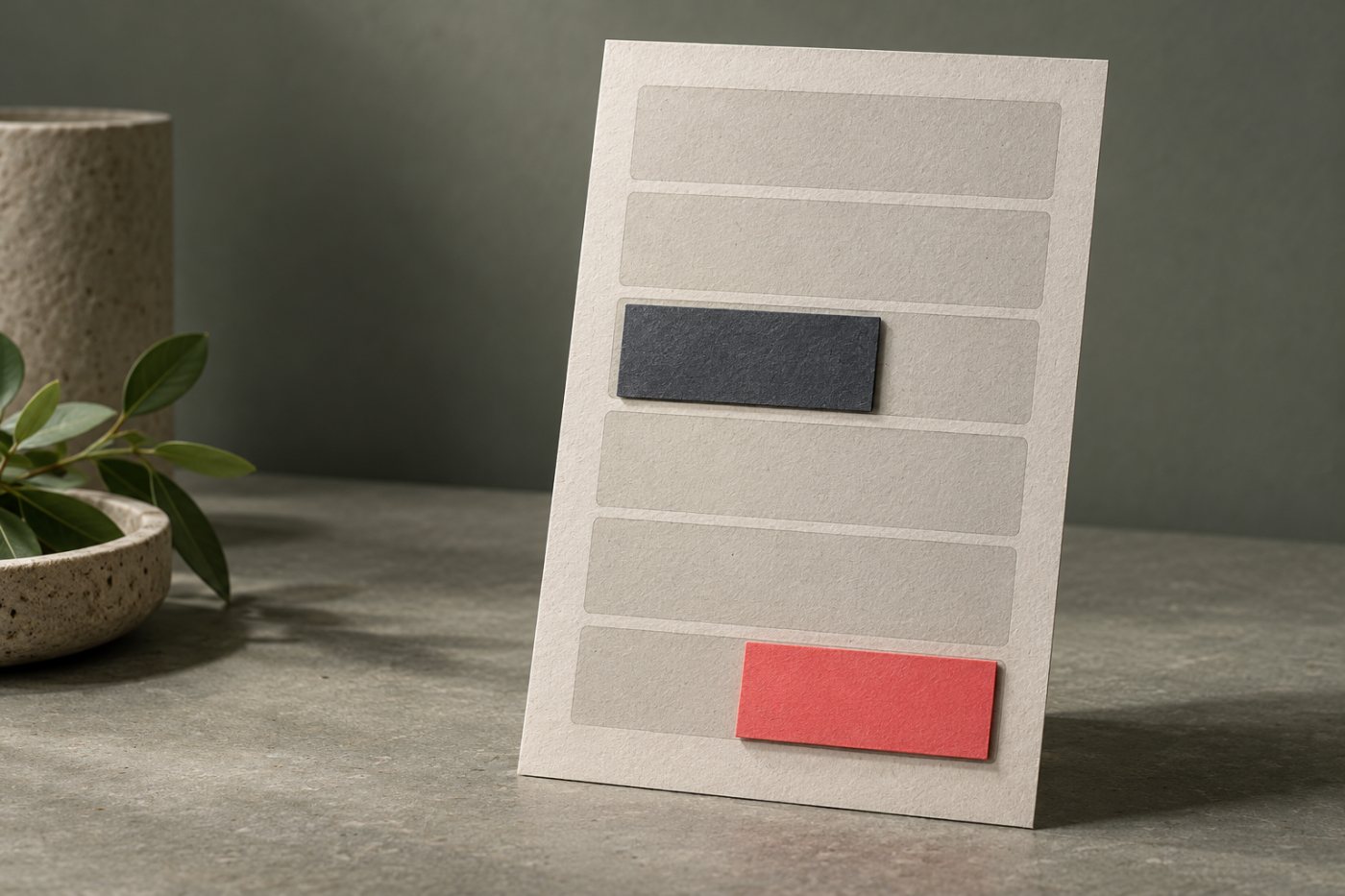 Een afzonderlijk taakblok krijgt na een nieuwe afspraak een andere plek in de dagplanning van Motion.