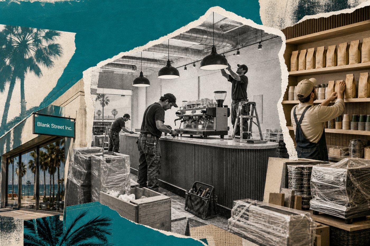 Préparation d’un nouveau café Blank Street en Californie grâce au capital primaire destiné à l’expansion.