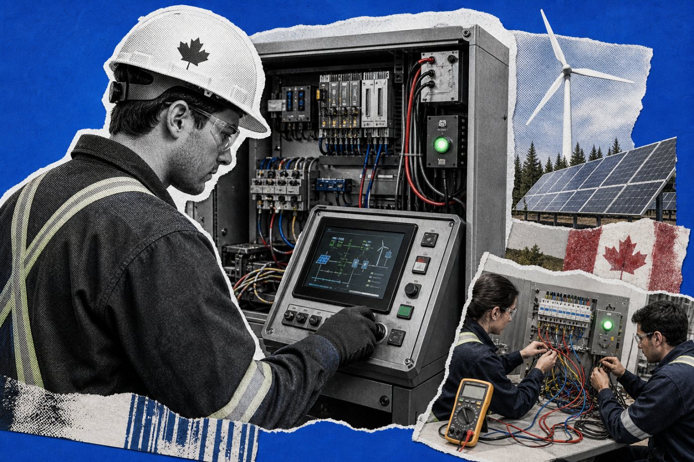 Elektrik teknisyenlerinin yenilenebilir enerji sistemleri ve yapay zekâ destekli araçlar için birlikte eğitim alması