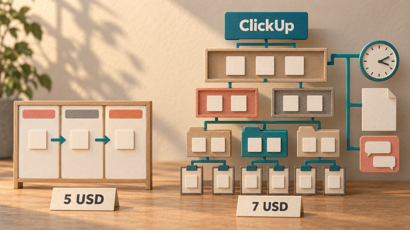 ClickUp hay Trello: thêm 2 USD đổi lấy công cụ hay thêm độ phức tạp?