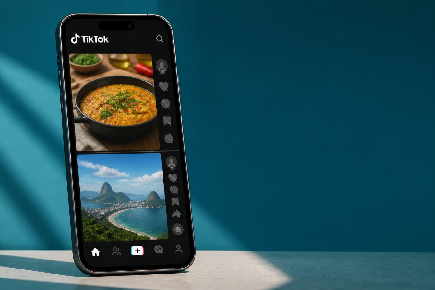 Parcours TikTok sans inscription limité aux contenus adaptés à tous les âges, sans publicité ni interactions sociales.